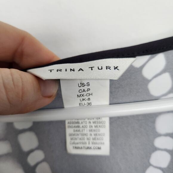 Trina Turk Swimsuit Cover-up‎ Dress S Beach Vacation Resortwear Coastal Summer - Picture 3 of 6